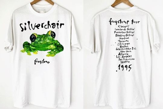 Discover 1995 Silverchair Frogstomp Tour Promo T-Shirt, Silverchair Tour 1995 T-Shirt