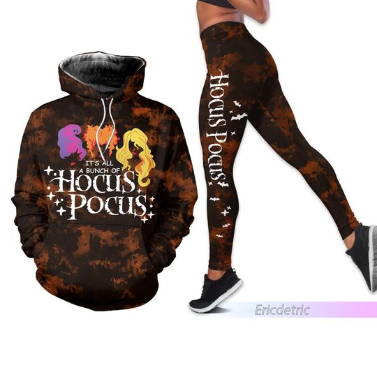 Hocus Pocus Hoodie Leggings, It's Just A Bunch Of Hocus Pocus Hoodie