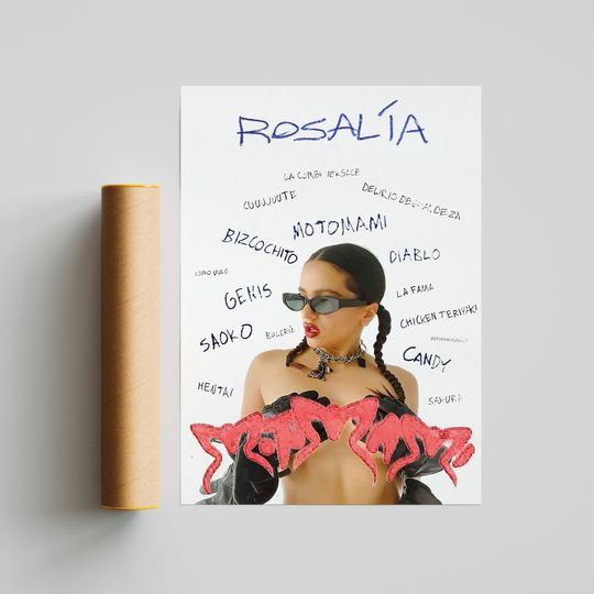 Discover Rosala Motomami Poster | Album Cover Art | Wall Art | Home Decor