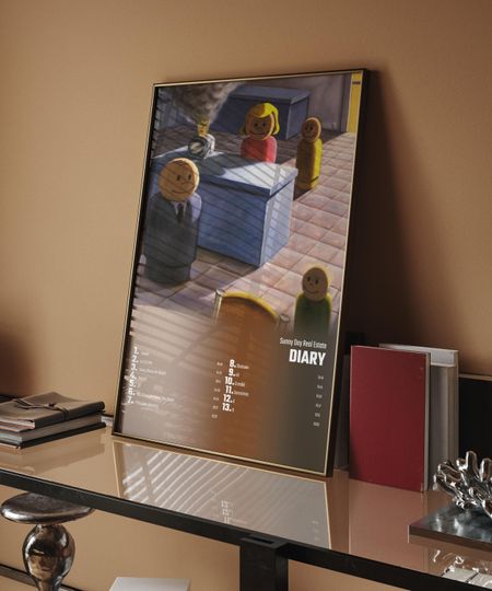 Sunny Day Real Estate - Diary  Album Cover Poster For Home Wall Art