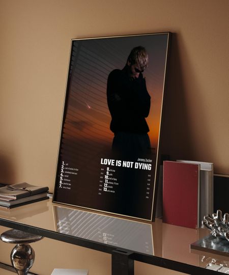 Discover Jeremy Zucker - Love Is Not Dying  Album Cover Poster For Home Wall Art