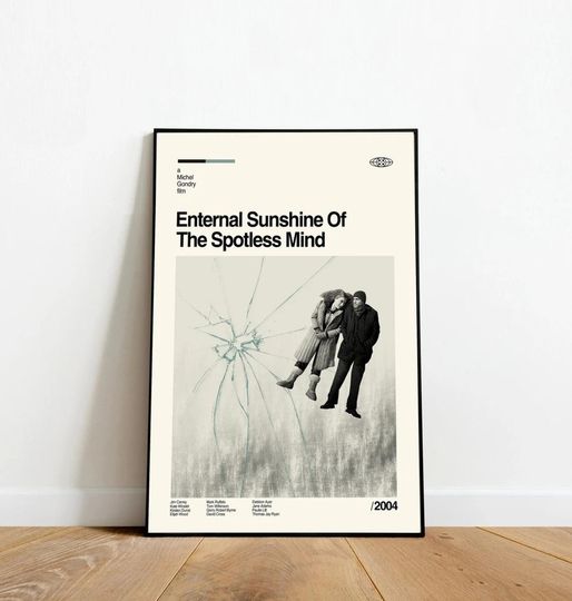 Discover Mid Century Modern Eternal Sunshine Of The Spotless Mind Posters, Retro Movie Minimalist Wall Art, Modern Vintage Movie Poster