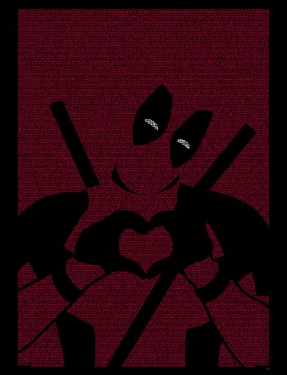 Deadpool (2016) - Handwritten Script Poster
