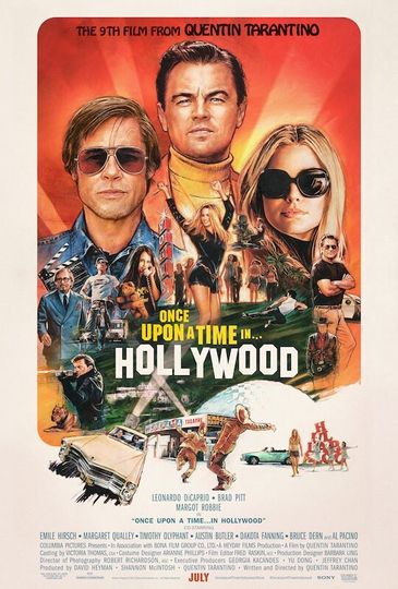 Once Upon A Time In Hollywood Movie Poster(24"x36")