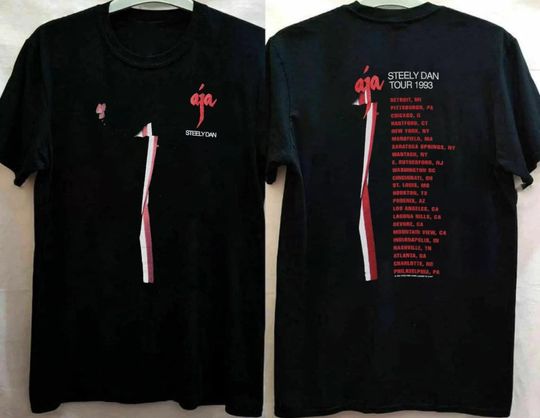 Steely Dan Aja Tour 1993 Shirt, Steely Dan Bad Sneakers Summer Tour 96 Shirt