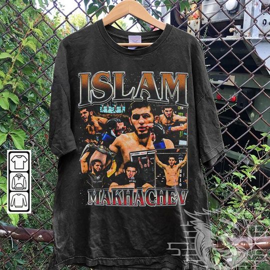 Discover Retro Islam Makhachev T-Shirt, Islam Makhachev Vintage T-Shirt