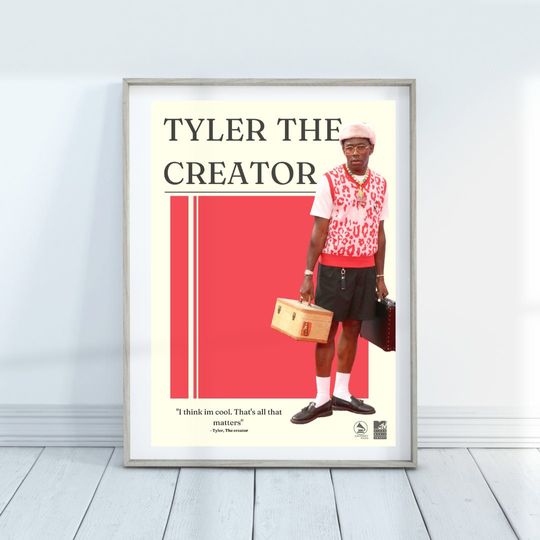 Tyler The Creator retro poster