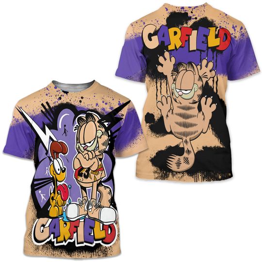 Garfield Odie Shirt Match Retro Vachetta Tan 7s Tee