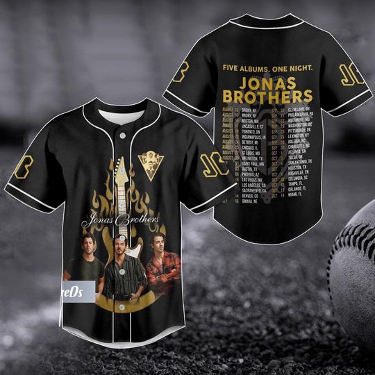 Jonas Brothers 2023 Baseball Jersey, Jonas Brothers 2023 Tour Shirt