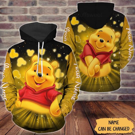 Discover Winnie Pooh Hoodie, Pooh Shirts, Pooh 3D Hoodie, Winnie Pooh Gifts