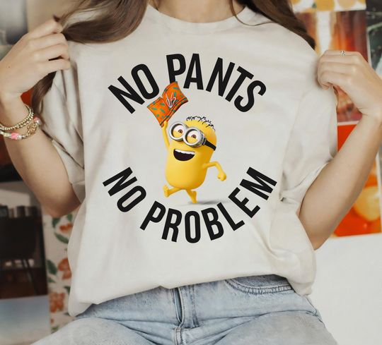 Discover Despicable Me Minions No Pants No Problem Graphic T-Shirt,