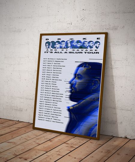 Drake Poster -It's All A Blur Tour