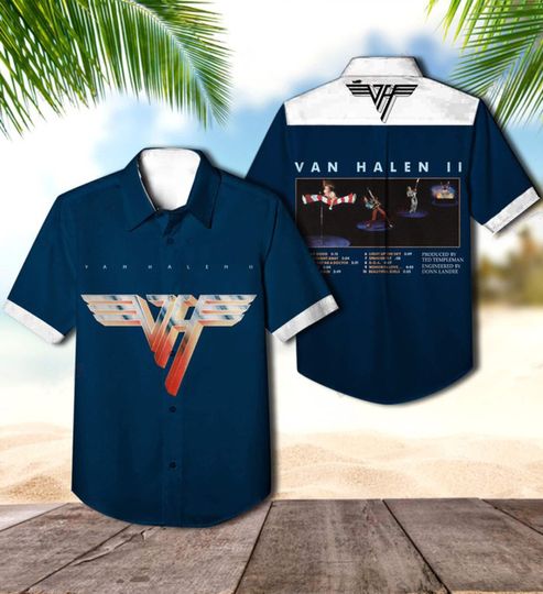 Discover Van Hawaiian Shirt, Van Shirt, Music Hawaiian Shirt, Rock Band Hawaiian