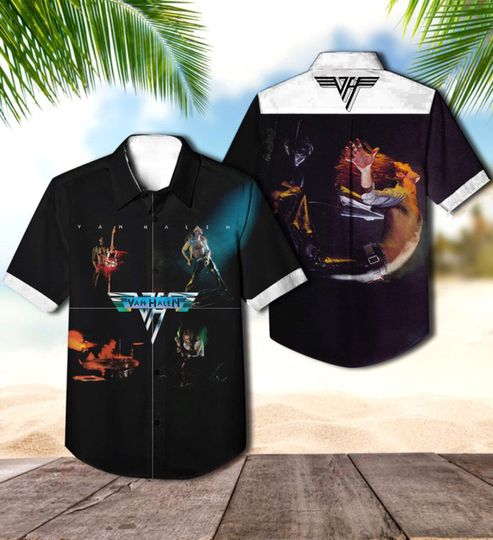 Van Hawaiian Shirt, Van Shirt, Music Hawaiian Shirt, Rock Band Hawaiian