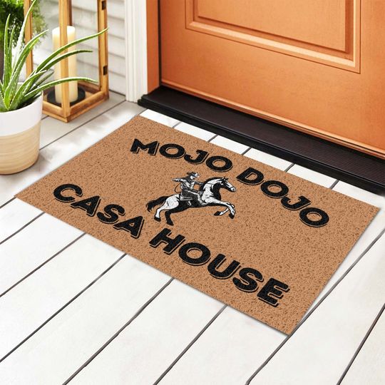 Mojo Dojo Casa House Doormat, Barbie Doormat, Welcome Mat, Barbie Decor