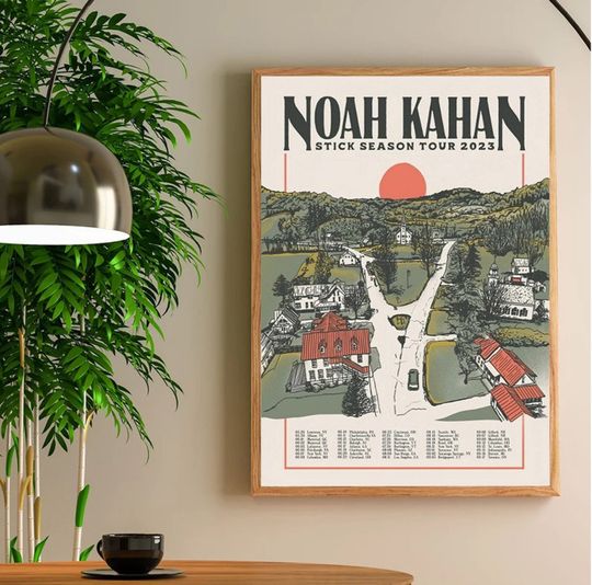 Noah K-ahan Stick Season Tour 2023 Poster
