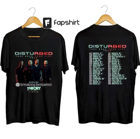 Discover Take Back Your Life Tour Shirt, Disturbed Take Back Your Life Concert 2023 Shirt
