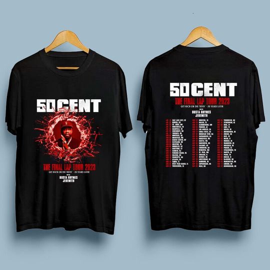 Discover 50 Cent the Final Lap Tour 2023 T-shirt, 50 Cent Merch, The Final lap Concert T-shirt