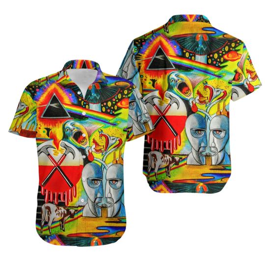 Pink Floyd Dark Side Of The Moon Hawaiian Shirt