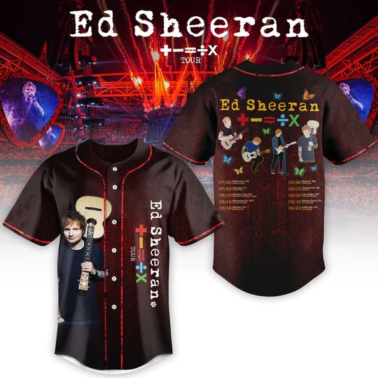 Discover Ed Shee Tour Jersey, 2023 Ed Shee Mathematic America Tour Shirt