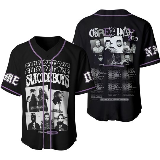 Suicideboy 2023 Tour Baseball Jersey
