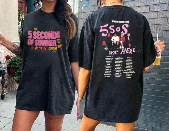 Discover 5SOS Tour 2023 shirt, The 5SOS Show MERCH shirt, 5 Seconds Of Summer