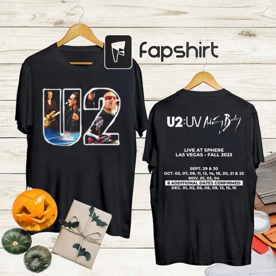 Graphic U2 Band Tour 2023 Shirt, Achtung Baby Live At Sphere U2 Band Shirt