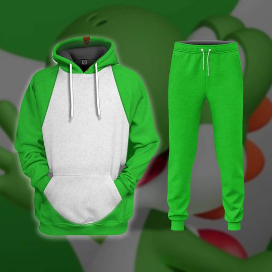 Super Mario Yoshi Halloween Costumes 3D Hoodie