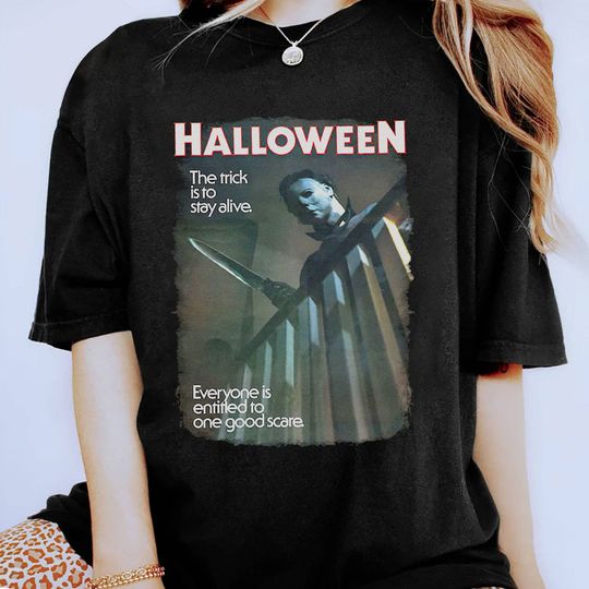 Discover Vintage Michael Myers Tee | Michael Myers Shirt | Horror Halloween Shirt