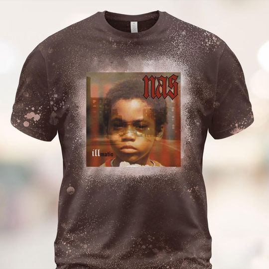 Discover Nas Illmatic Album Cover Bleached 3D T shirt