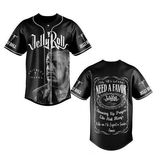 Discover Jelly Roll Baseball Jersey, Jelly Roll Jersey Personalized