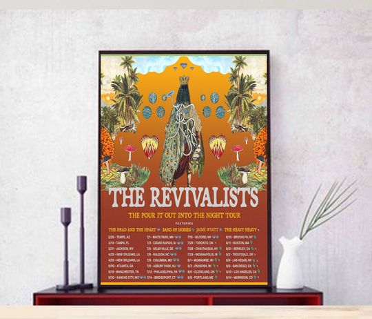 Discover 2023 Album Tour - the Revivalists Poster, Music Tour Poster