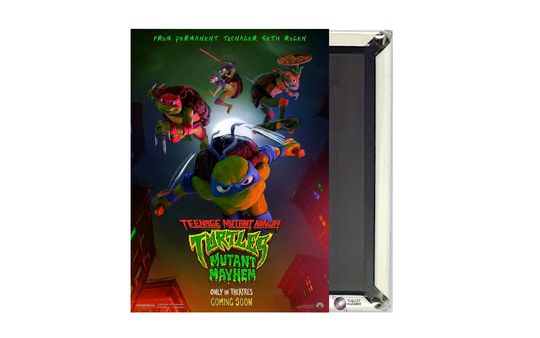 Teenage Mutant Ninja Turtles Retro Movie Poster