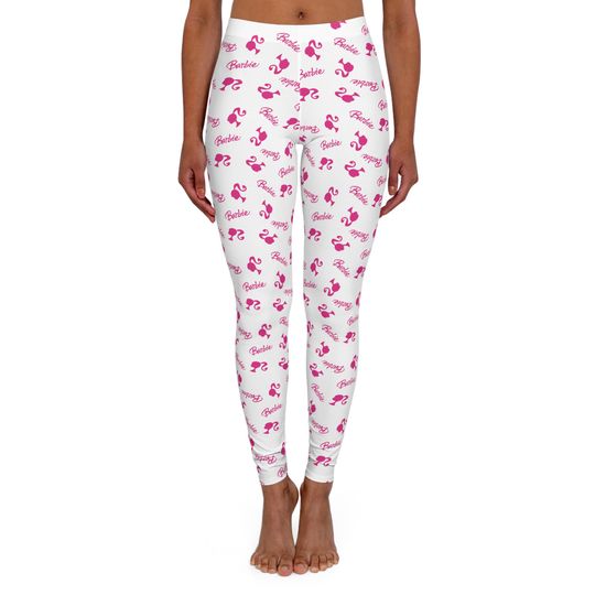 Barbie Silhouette Pattern - Women's Spandex Leggings