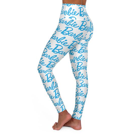 Barbie Blue High Waisted Yoga Leggings
