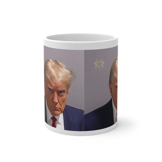 Trump Mug Shot Color Changing Mug