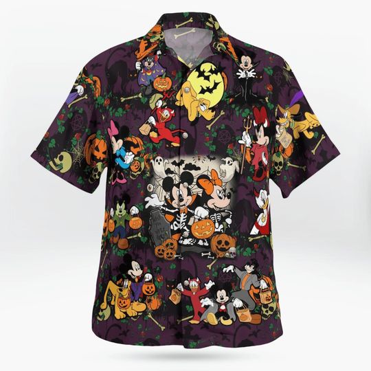 Discover Retro Mickey Minnie Halloween Shirts, Vintage Disney Halloween T-shirt