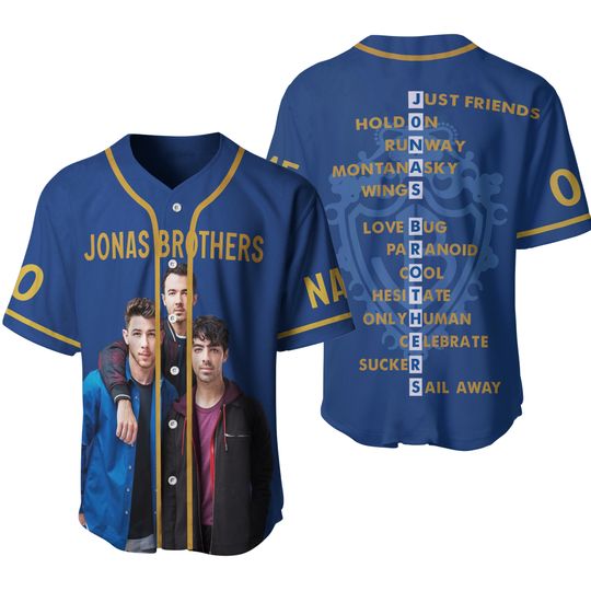 Jonas Brothers Jersey Shirt