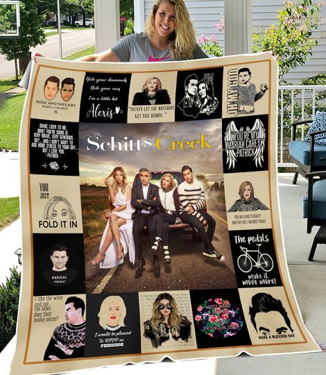 Schitt's Creek TV Series Fleece Blanket