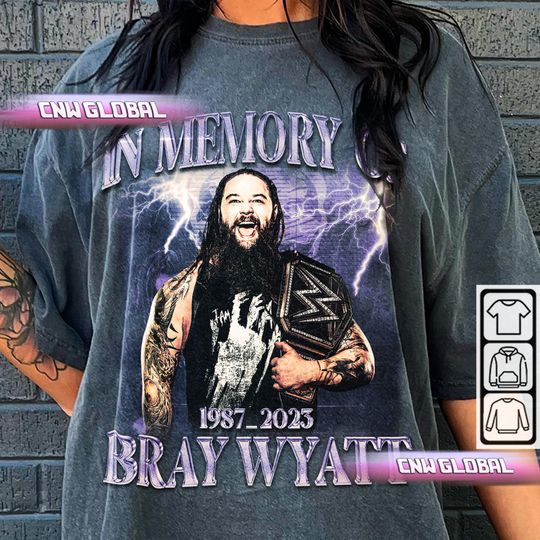 Bray Wyatt Retro Shirt, In Memory Of Bray Wyatt 1987 2023 Vintage 90s Shirt