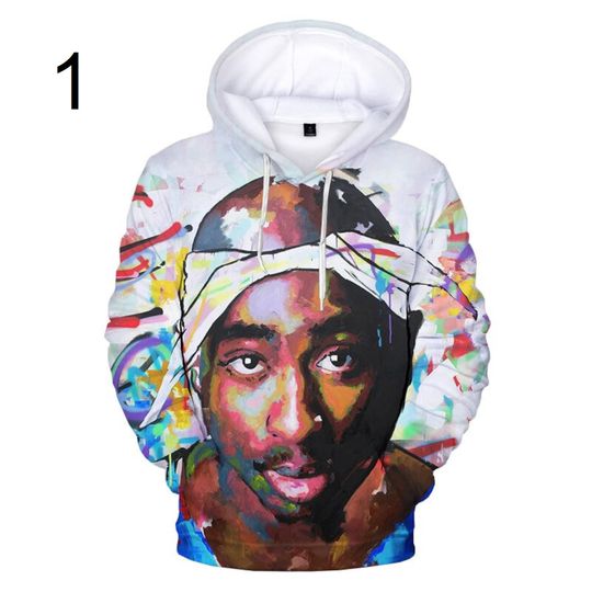 2PAC Hoodies Rapper Tupac 3D Hoodie