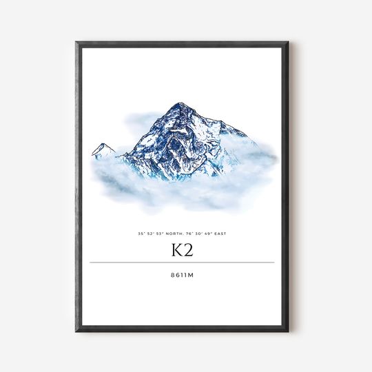 K2 Premium Matte Vertical Poster