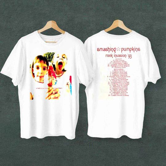 The Smashing Pumpkins Siamese Dream 1993 Vintage Double Sided T-Shirt, The Smashing Pumpkins 1993 Shirt, The Smashing Pumpkins Fans Shirt