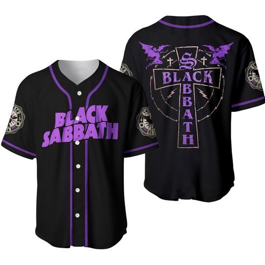 Black Sabbath Baseball Jersey Shirt