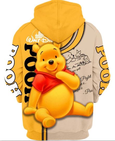 Disney Winnie The Pooh 3D Zip Hoodie