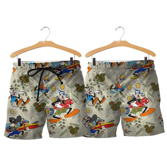 Goofy Dog Pattern Disney Hawaiian Shirt