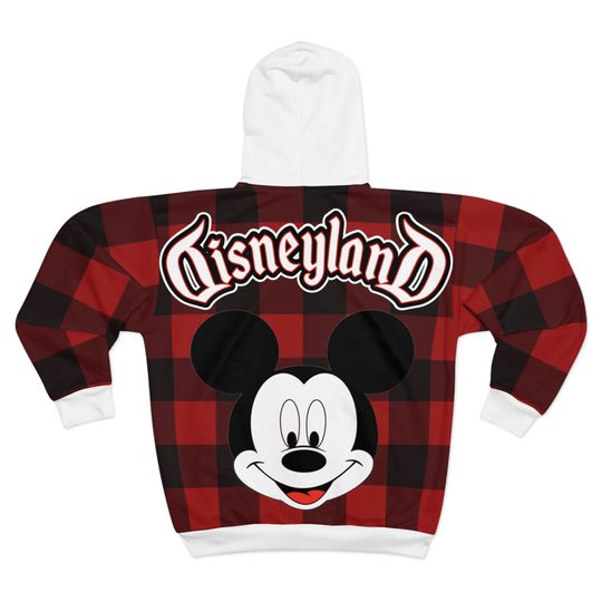 Mickey Mouse Disney Zip Hoodie, 3D Zip Hoodie