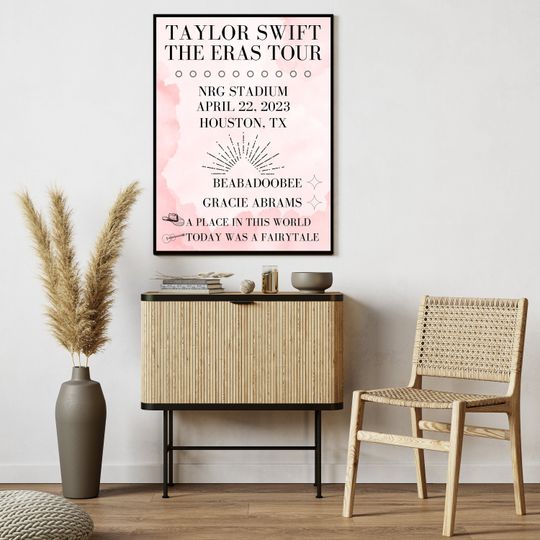 Eras Tour Poster - Houston, TX April 22