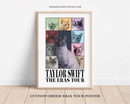Custom Order Eras Tour Poster | Personalized Pet Eras Poster