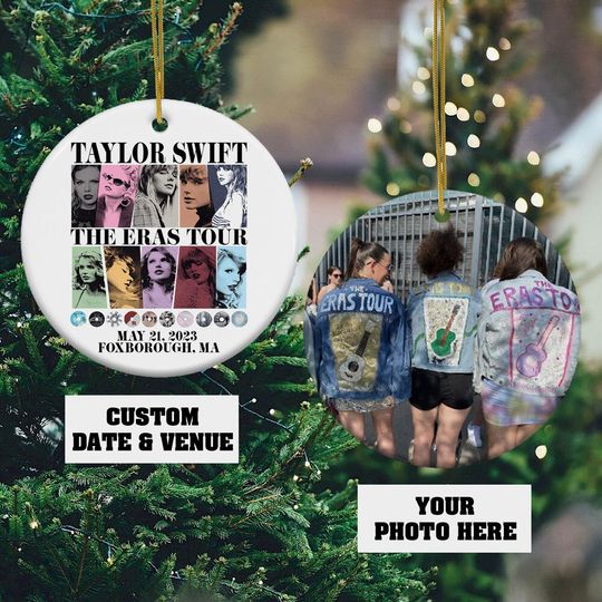 Personalized Eras Tour, Christmas Ornament, 2023 Christmas Ornament